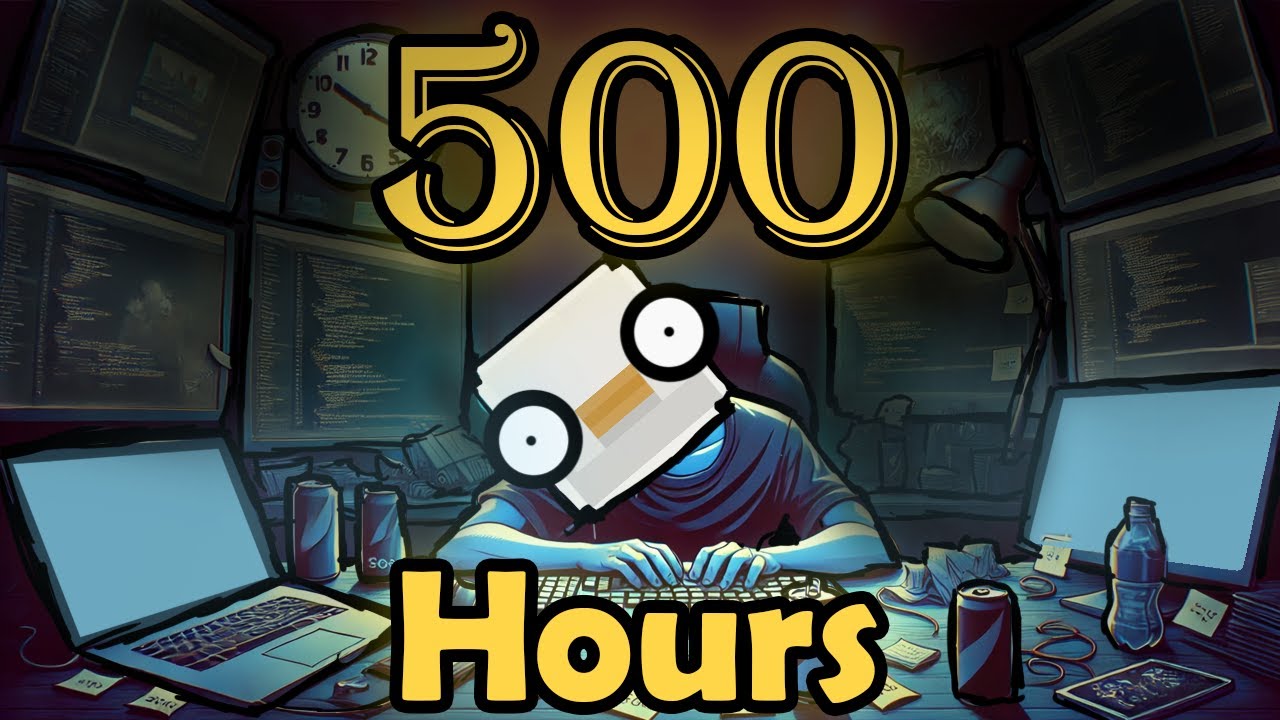What 500 Hours Of Gamedev Look Like