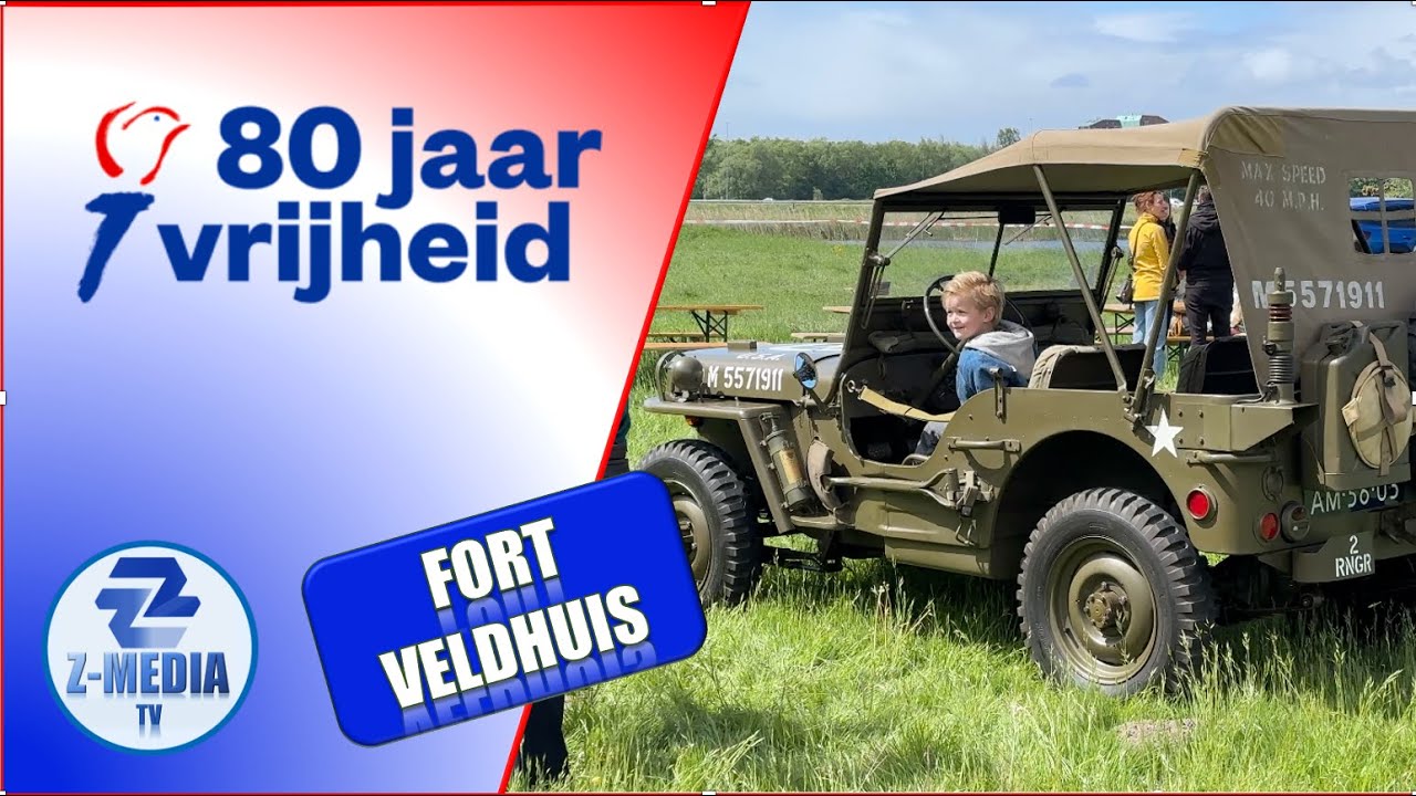 80 jaar Vrijheid! herdenking en viering bij Fort Veldhuis Heemskerk