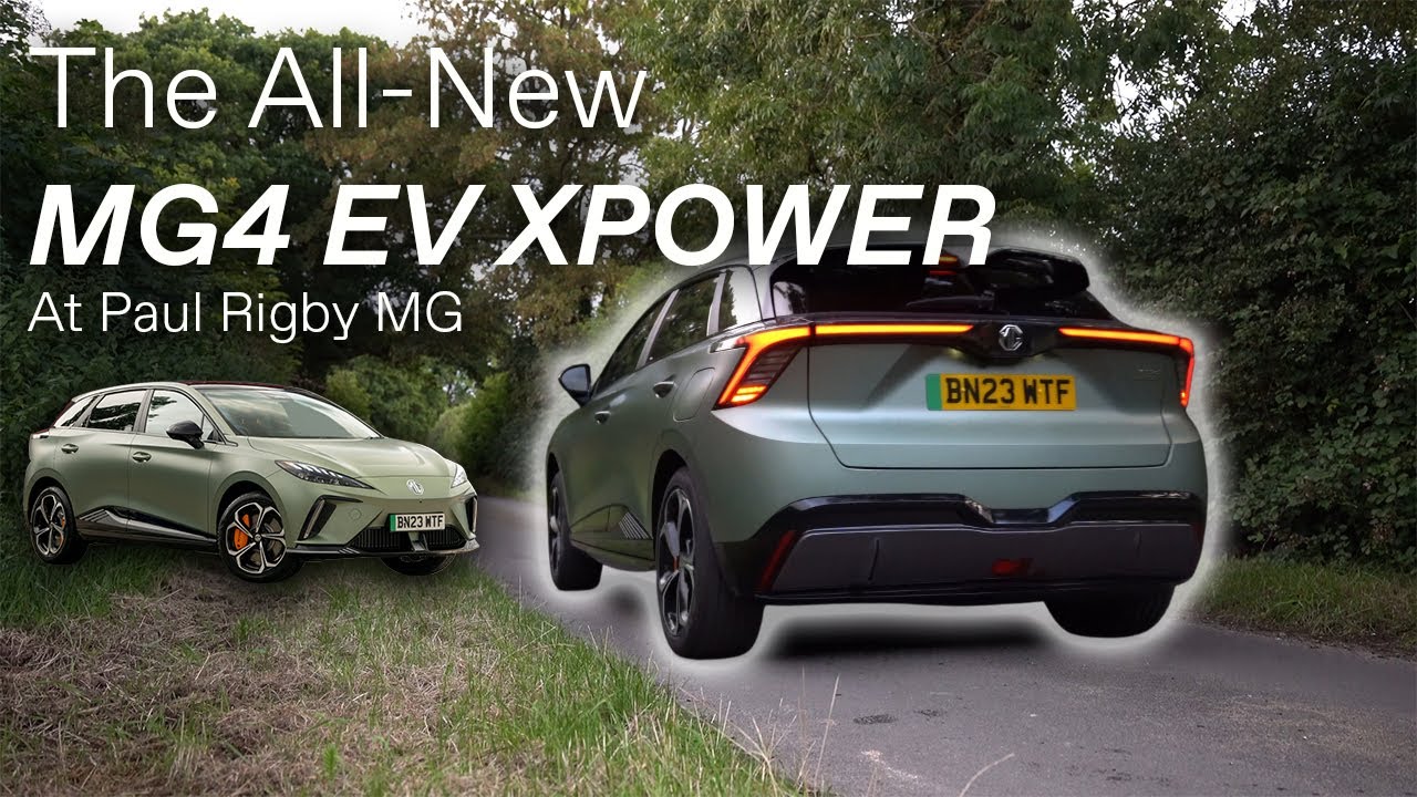 The MG4 EV XPOWER - MG's All-New Electric Performance Hatchback | Paul Rigby MG | 4K