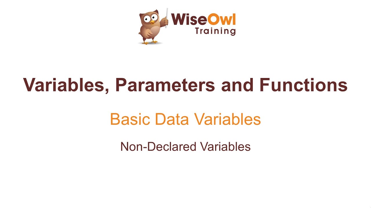 Excel VBA Online Course - 4.1.3 Non Declared Variables