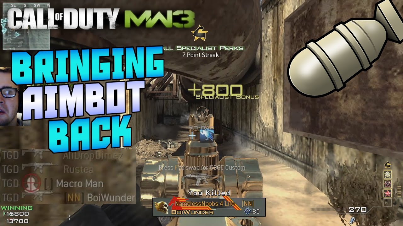 BRINGING AIMBOT AIM BACK TO MODERN WARFARE 3 - Plutonium MW3 Moabs - Rust MW3