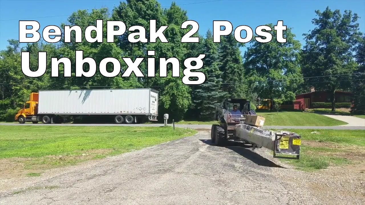 BendPak 2-Post Lift Unboxing