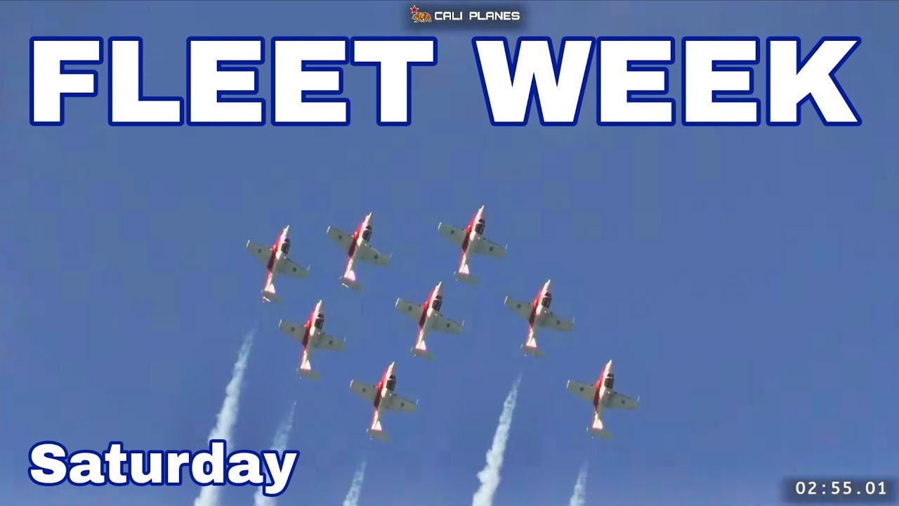 Saturday at San Francisco Fleet Week 2025 LIVE IRL Stream