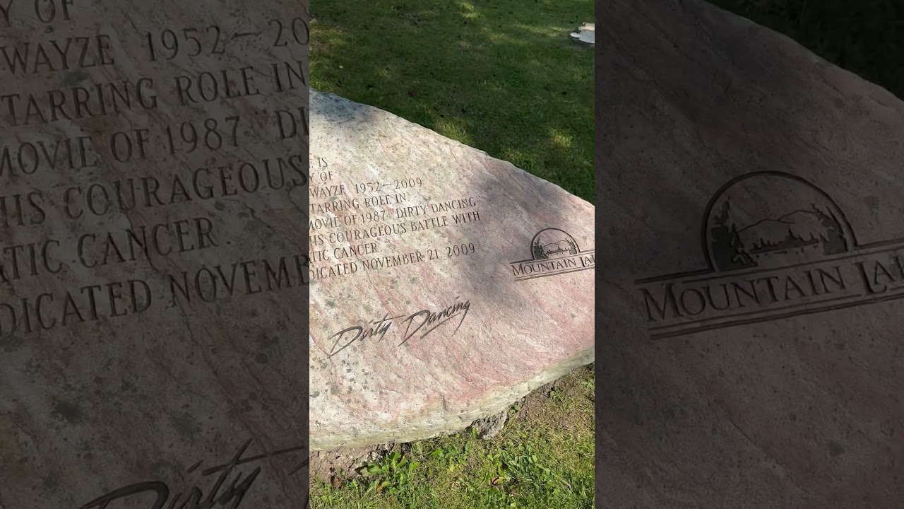 Patrick Swayze memorial rock- Dirty Dancing film location, Virginia