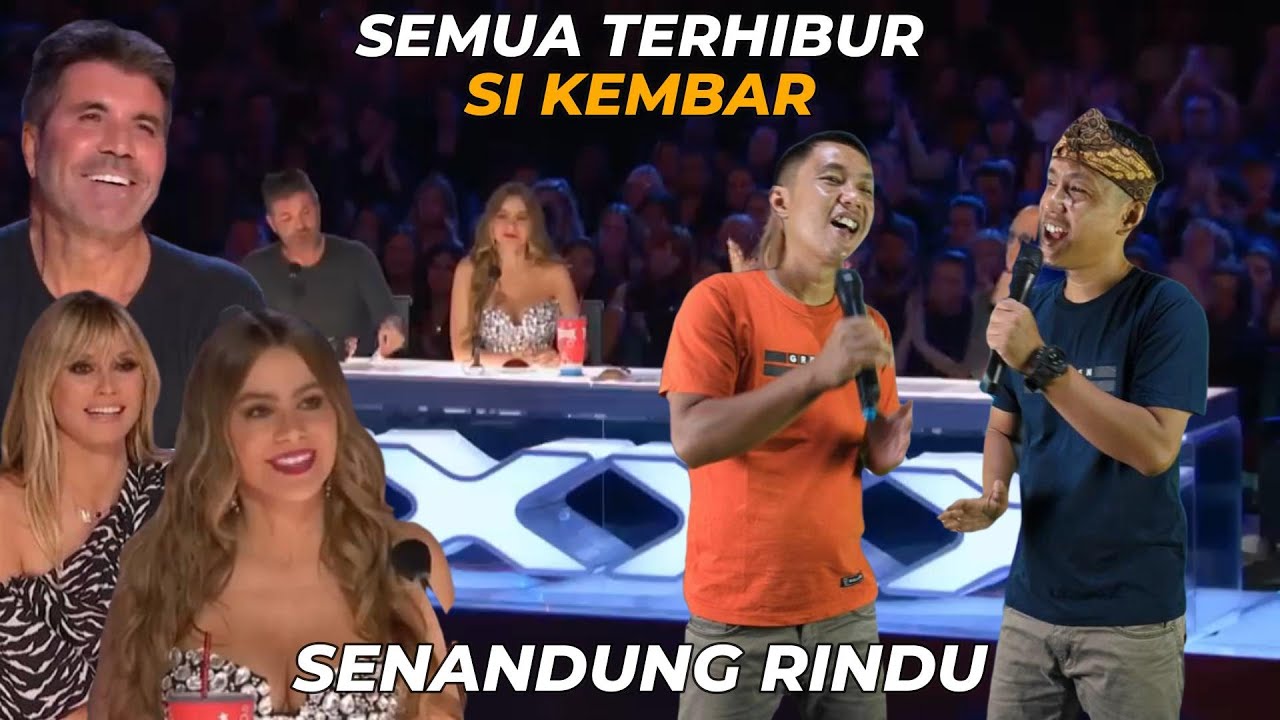 SEMUA TERHIBUR SUARA UNIK SI KEMBAR DENGAN LAGU SENANDUNG RINDU