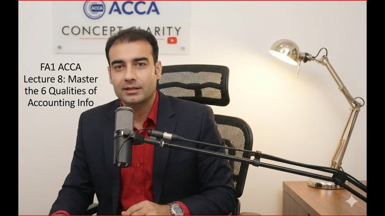 Лекция 8 курса ACCA FA1: Объяснение взаимосвязи между релевантностью и понятностью материала!
