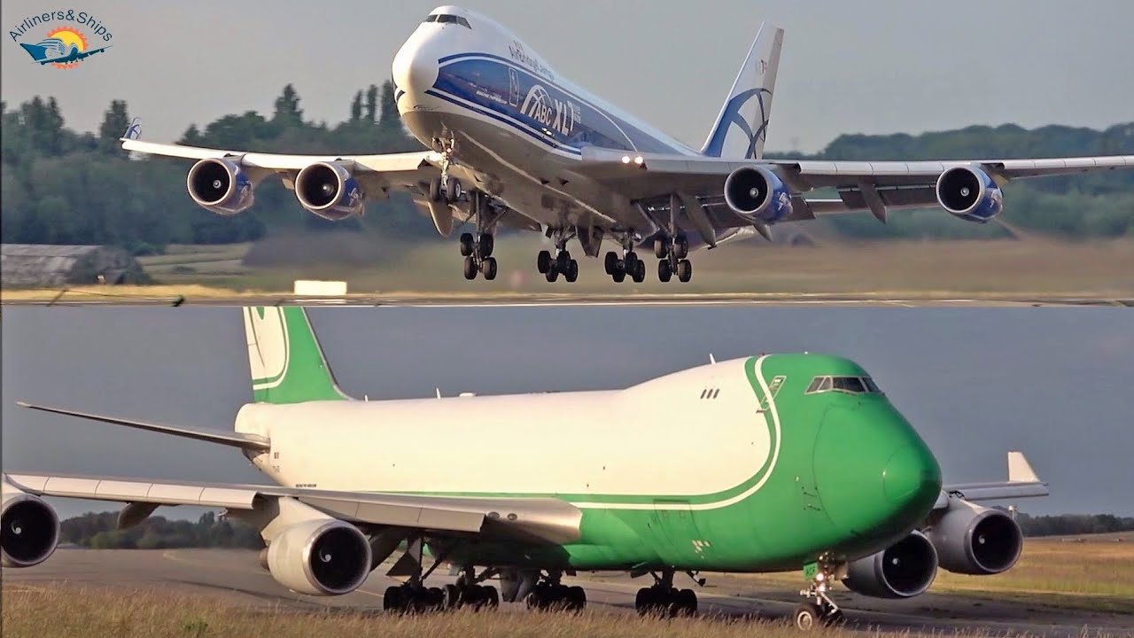 LIEGE Airport Planespotting June 2020 with many different Cargo Boeing 747