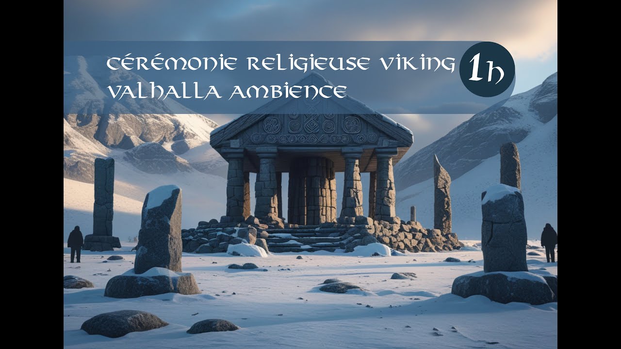 Ancient Norse Pagan Ritual | Nordic Ceremony Ambience with Fire & Storm
