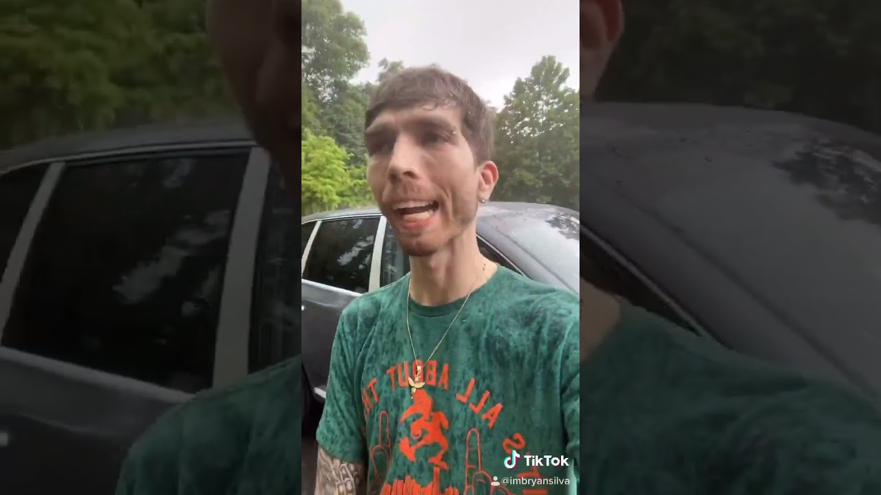 YOU EVER BE CHILLIN IN THE RAIN 🌧️😱🗣️