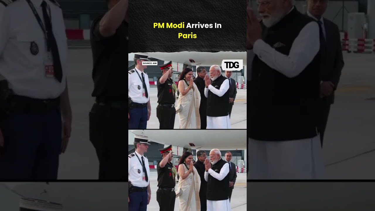 PM Modi Arrives In Paris For Key Diplomatic Meetings And Global Engagements