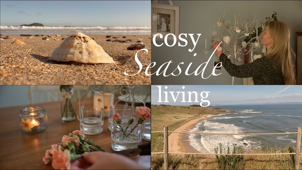 Cosy Seaside Living ⌘ Days at the Beach ⌘ cosy Cottage Gardening Vlog ⌘ ASMR ⌘ Silent Vlog ⌘