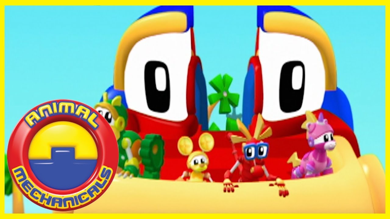 Animales Mecanimales 🐸🤖 S01E05 🤖🐸 Caricaturas para niños