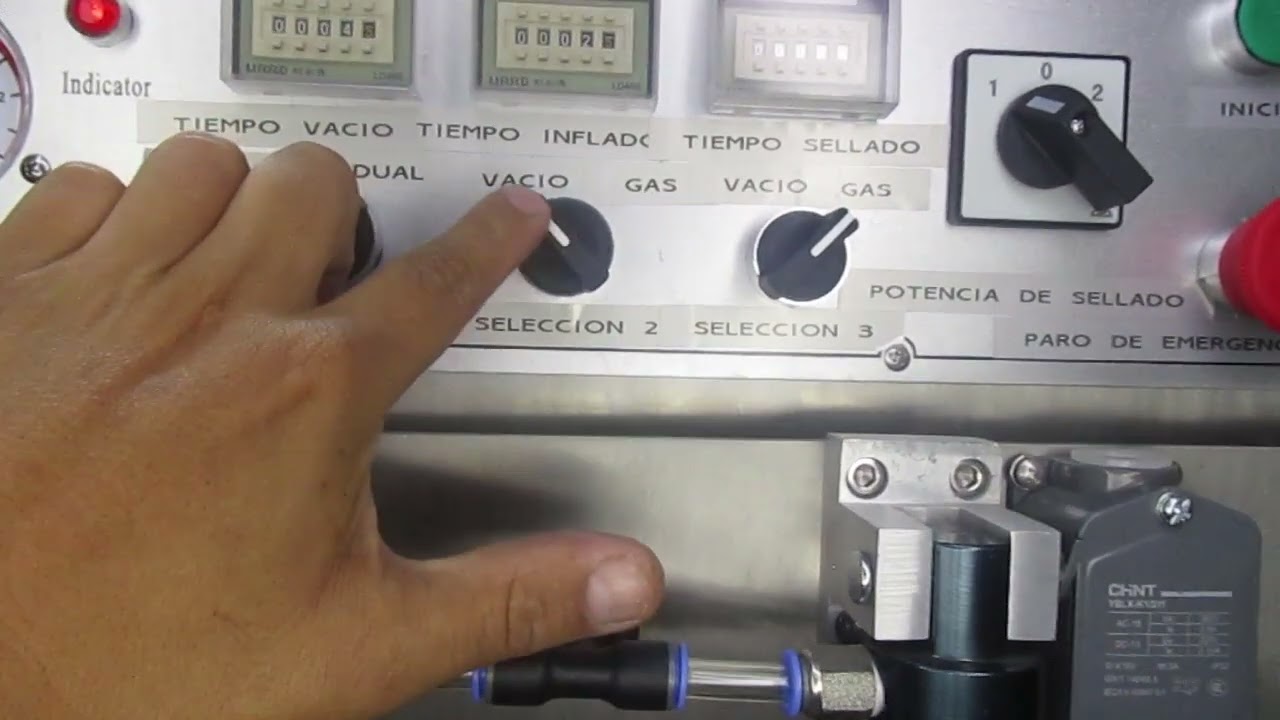 7.- Haciendo vacio e inyectas gas conservador www.industriaslm.com