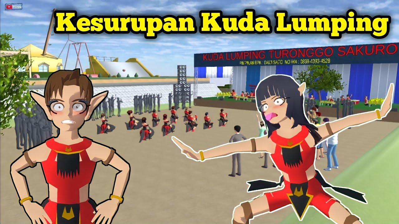 Drama Sakura School Simulator - Kesurupan KUDA LUMPING