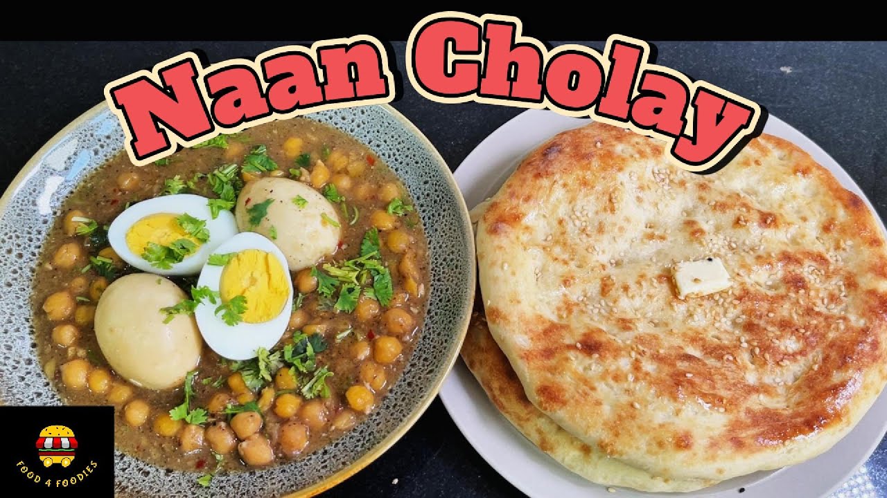 Naan Cholay | Lahori Chanay Recipe | Fluffy naan Recipe | Special Eid Nashta | Chikar Cholay