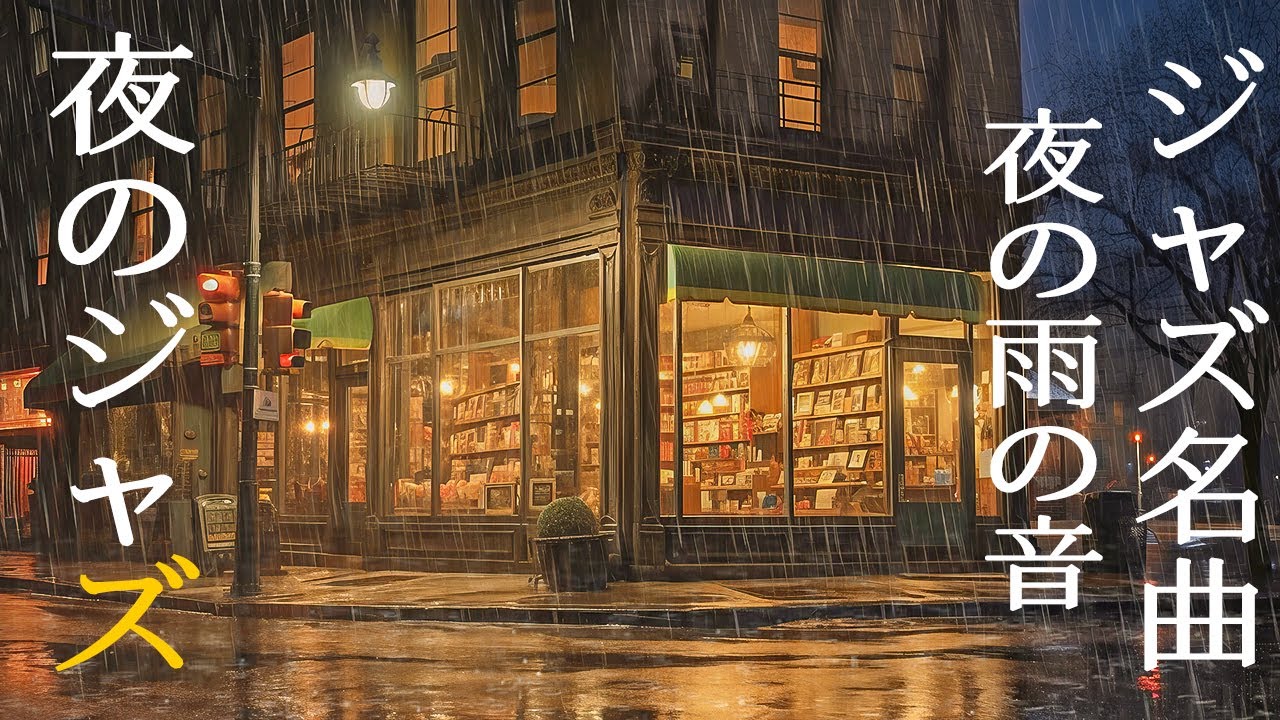 睡眠ジャズの夜と雨の音 ~ 最高の夜にしっぽり聴きたい静かなジャズピアノ~ 部屋で聴きたい本物のピアノジャズ 貴方のお部屋がに早変わり 作業用や読書の - Smoothing Jazz Music