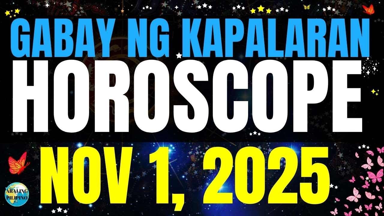🌏 Horoscope Ngayong Araw November 1, 2025 #HoroscopeTagalog #kapalaranhoroscope #horoscopengayongar