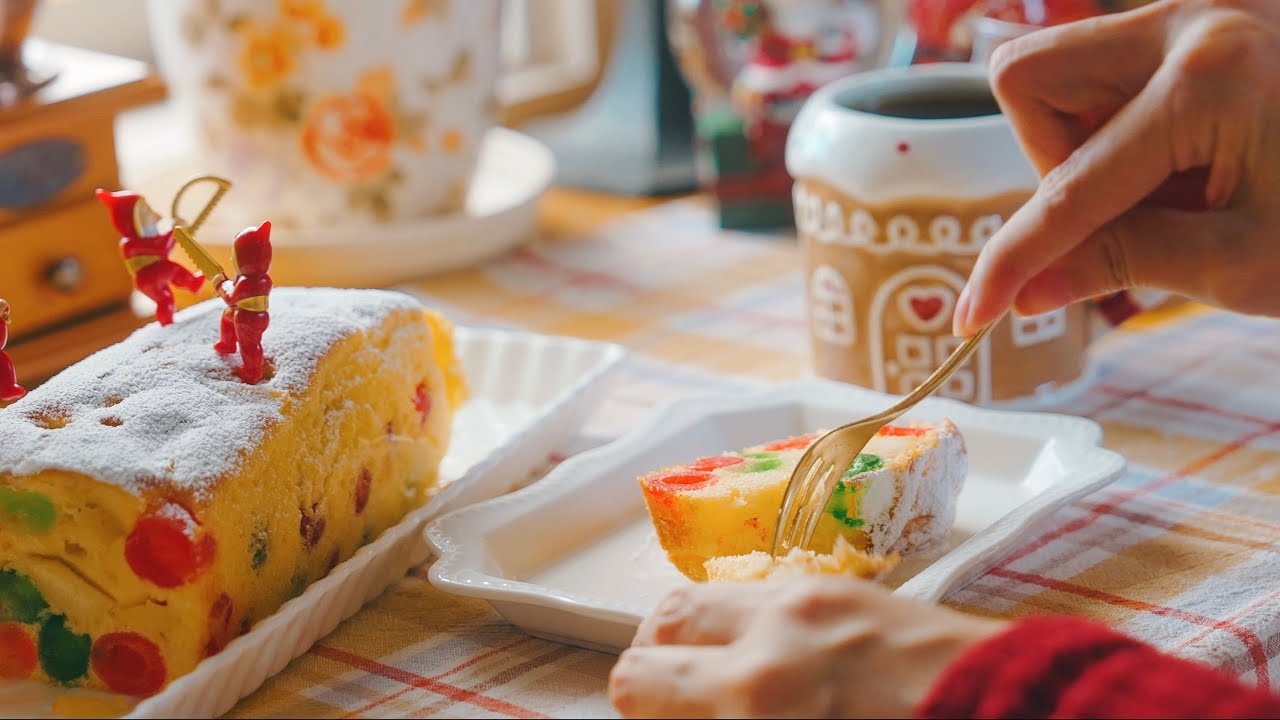 Маленькая кухня｜Готовимся к Рождеству 🎄Фруктовый торт и кофе, зимний хлеб и теплый суп vlog.29
