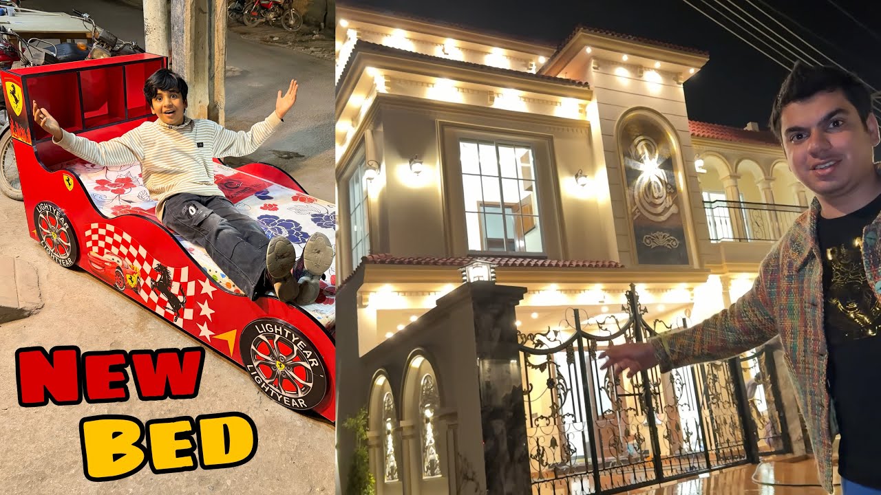Talli ka Car Wala New Bed La Liya 😍 New Home Ki Light Open 🥳