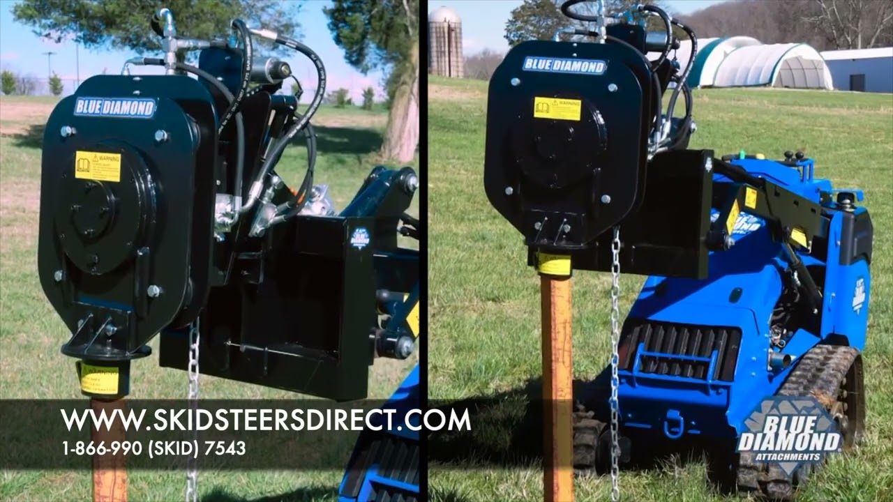 Vibratory Post Driver by Blue Diamond