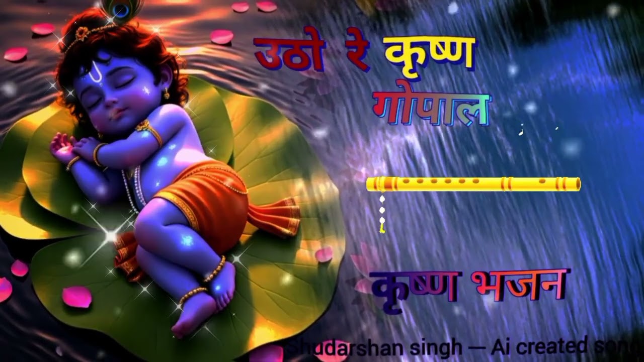 उठो रे कृष्ण गोपाल । Utho re krishna gopal /  new bhajan 2025 #krishnabhajan #gopal
