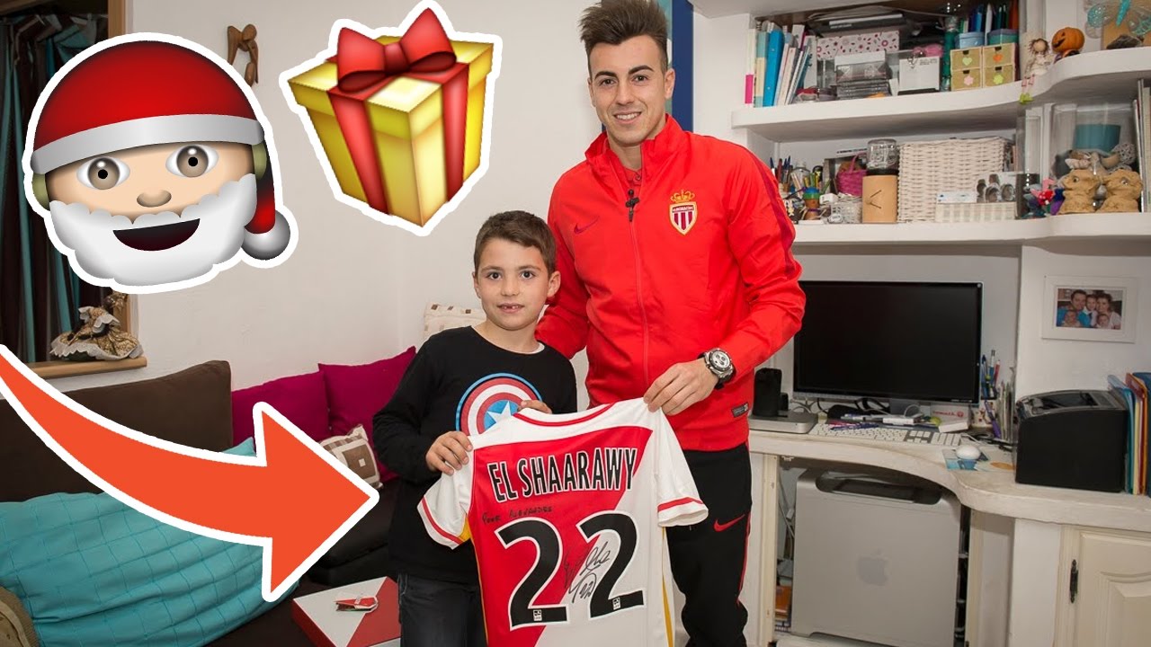 Quand El Shaarawy & Bernardo Silva jouent les Pères Noël en offrant leurs maillots