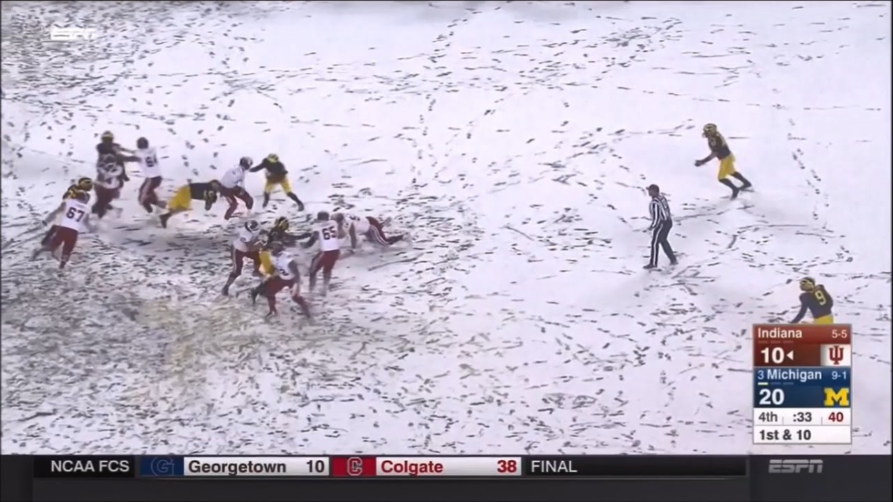 2016: Michigan 20 Indiana 10
