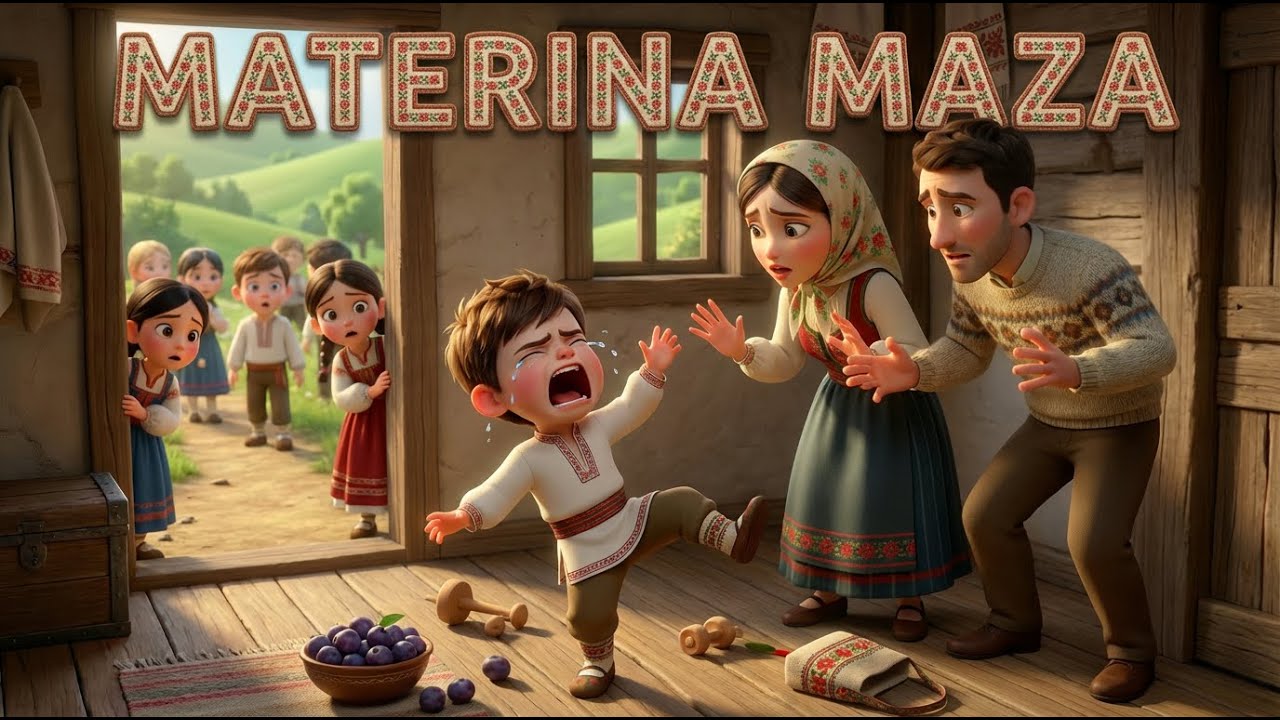 Materina maza 🌟👶🧒🥰 – Jovan Jovanović Zmaj | Najlepša dečja pesma o razmaženom Lazi 👶