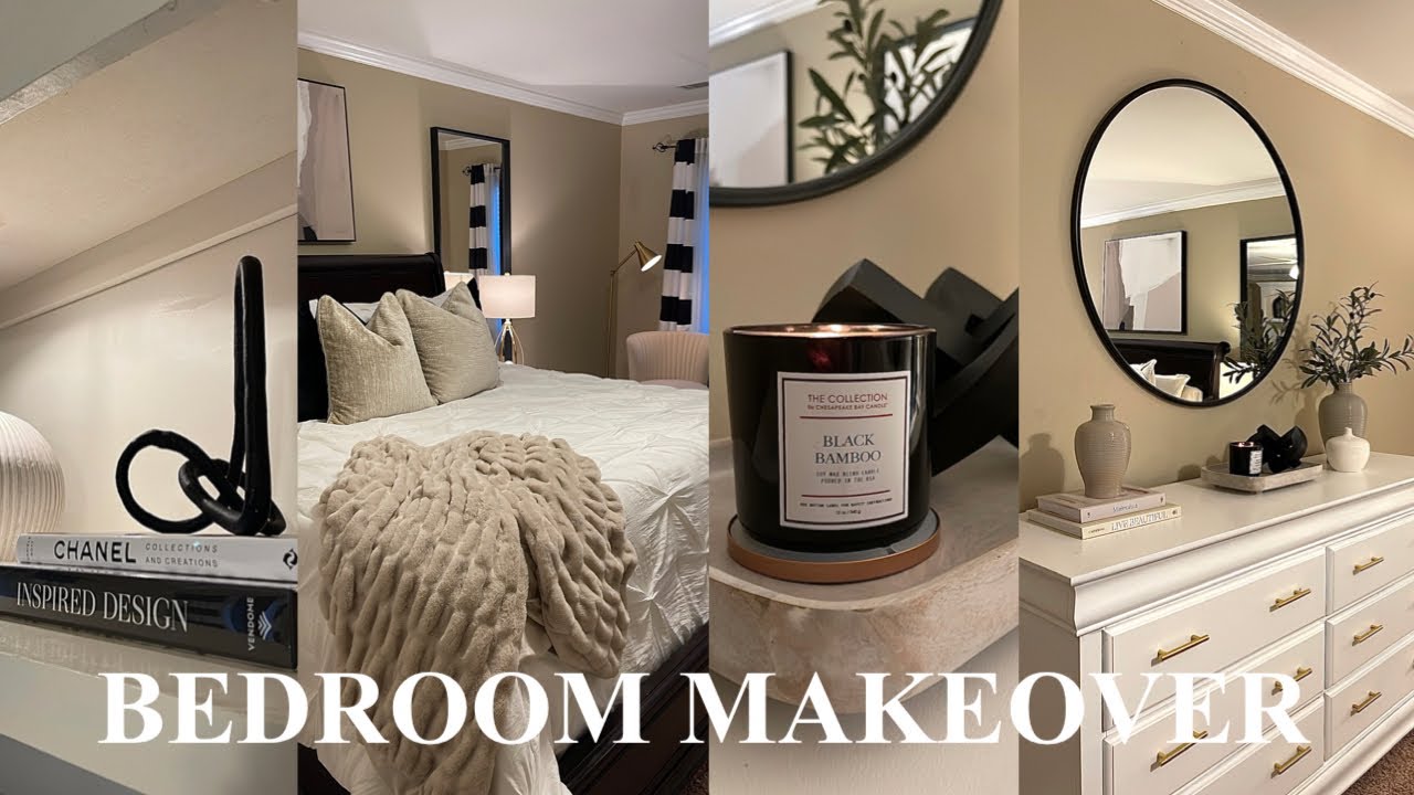 EXTREME BEDROOM MAKEOVER | DECORATE WITH ME + EASY DIY HOME DECOR | BROOKE KENNEDY