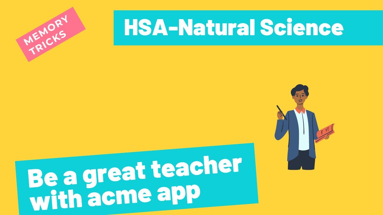 TRICKS 4  HSA NATURAL SCIENCE