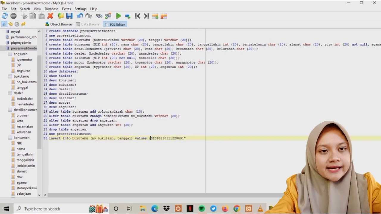DDL & DML Sebuah Database pada MySQL