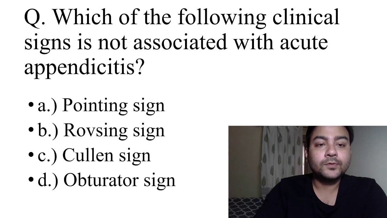 Signs and scores in Appendicitis | Surgery with Dr. Animesh Gupta