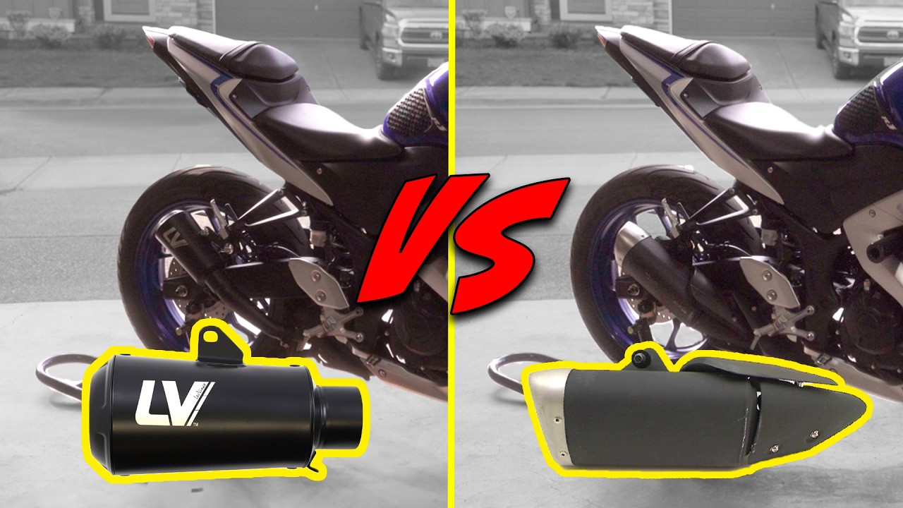 LEO VINCE VS Stock Exhaust | Comparison YAMAHA R3