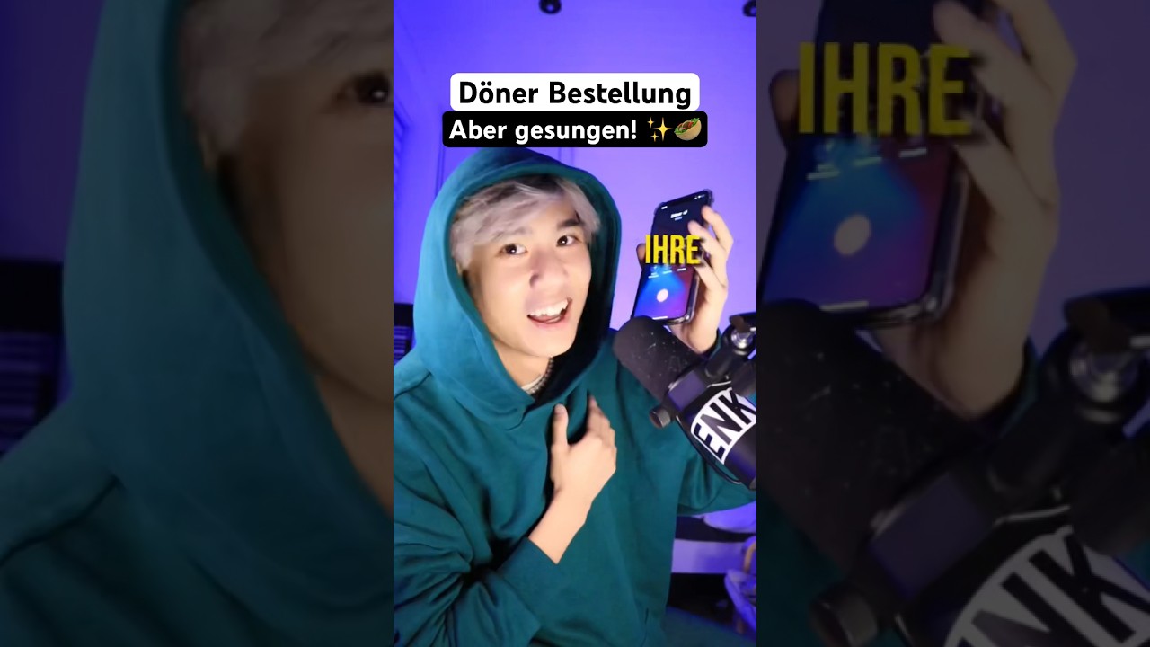 Kostenloser D&ouml;ner? So gehts! HAHA #bestellung #singen #humor #ytshorts #lustig #bts #ytshort