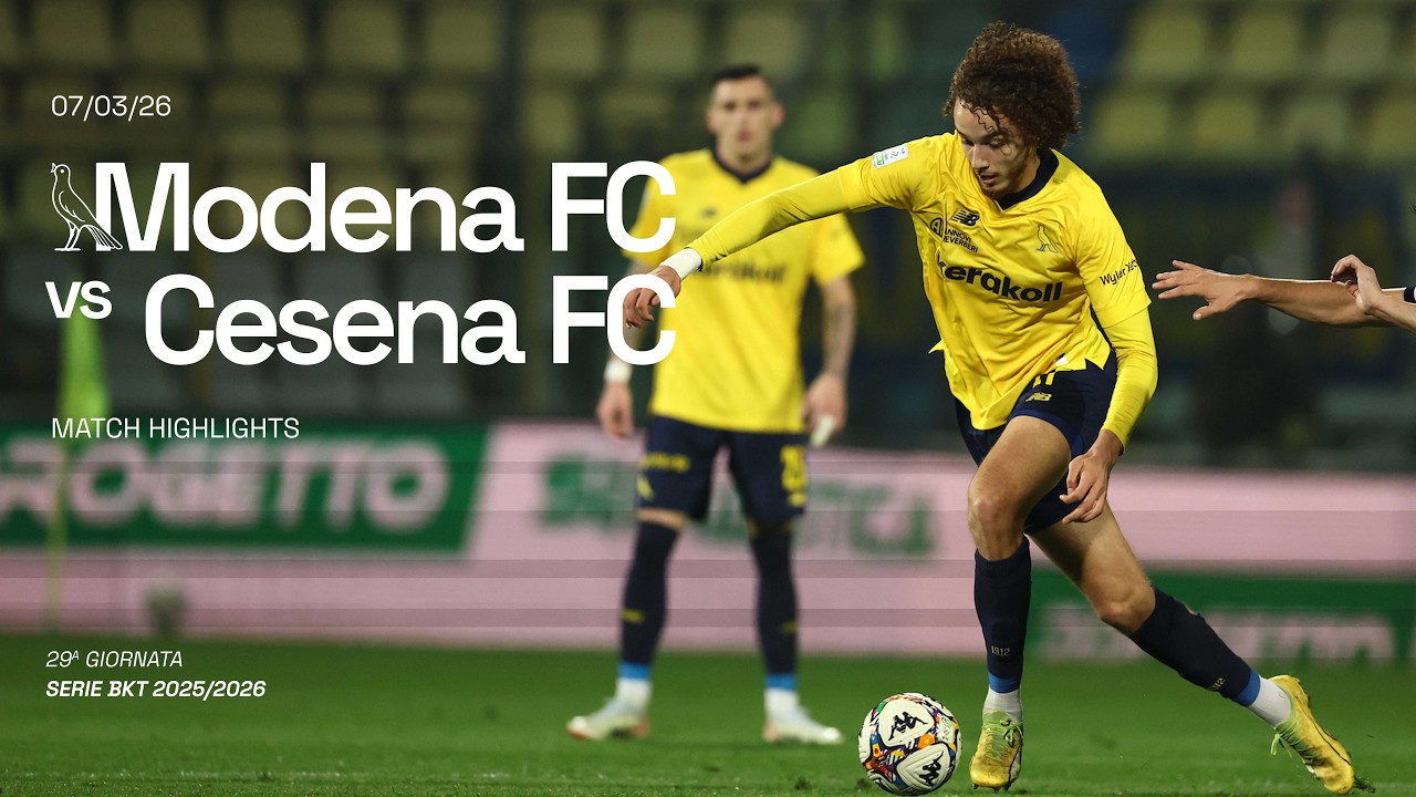 Highlights Serie BKT: Modena - Cesena 0-0