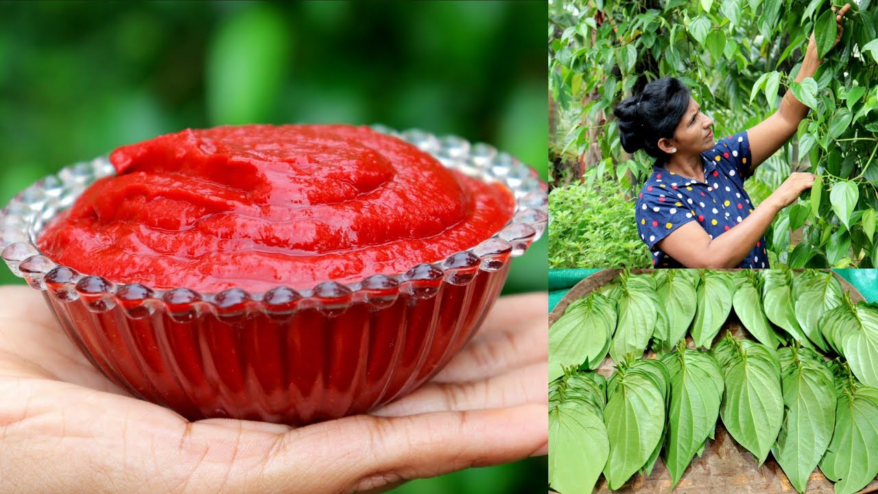 Nonveg,Vegಕೆಂಪು ಕಲ್ಲರ್ ಬರಲು ಈ ಚಿಲ್ಲಿ ಪೇಸ್ಟ್lವೀಳ್ಯದೆಲೆಯಿಂದ ಆದಾಯಗಳಿಸಿ|EasyChilliPaste|BatelLeafFarming