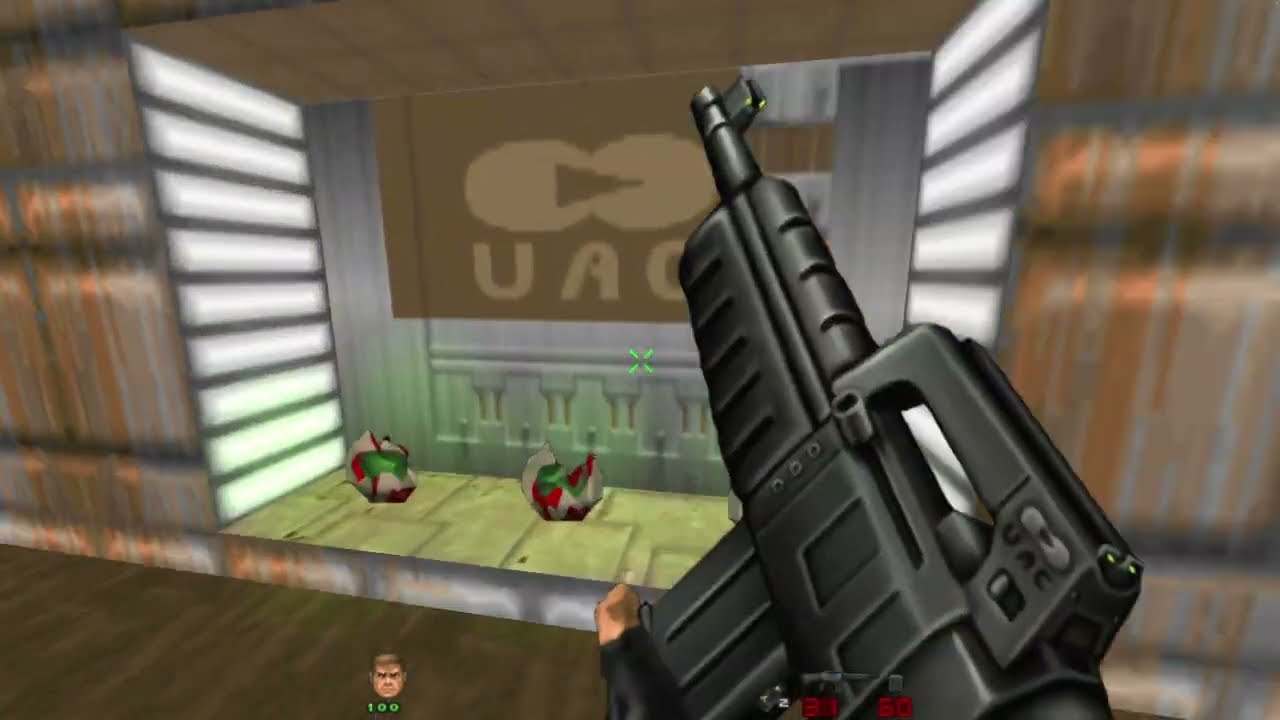 Danne's E1WAD, E1M1 (Brutal Doom Platinum 3.1.1, UV, Tactical)