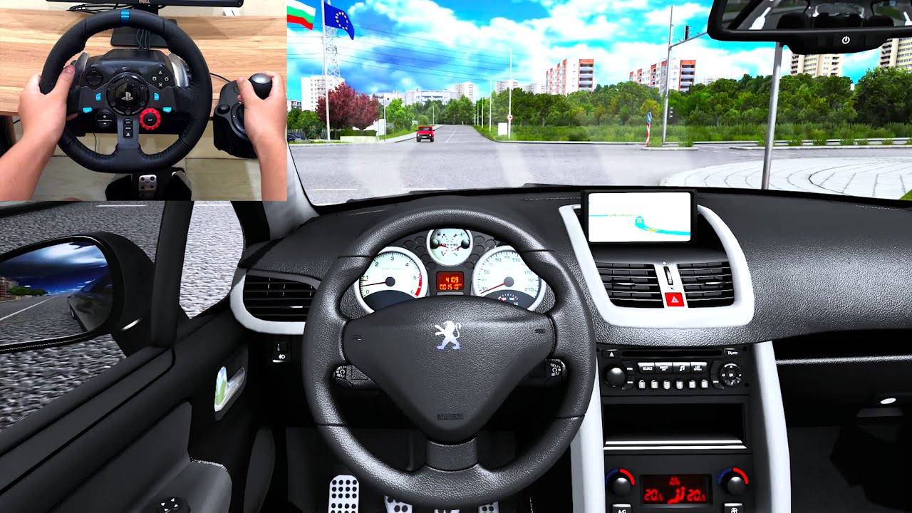 Peugeot 207 RC | Euro Truck Simulator 2 [Steering Wheel Gameplay]