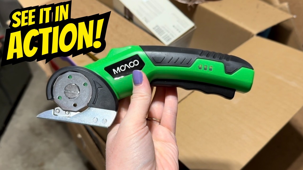 Does it WORK?? Watch me put this electric cardboard cutter to the test!