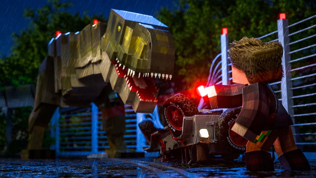 FUGA DO T-REX !! - JURASSIC PARK #3