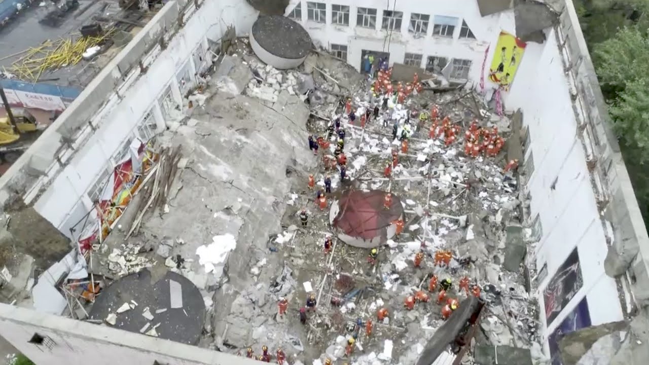 11 confirmed dead after gym roof collapses in NE China
