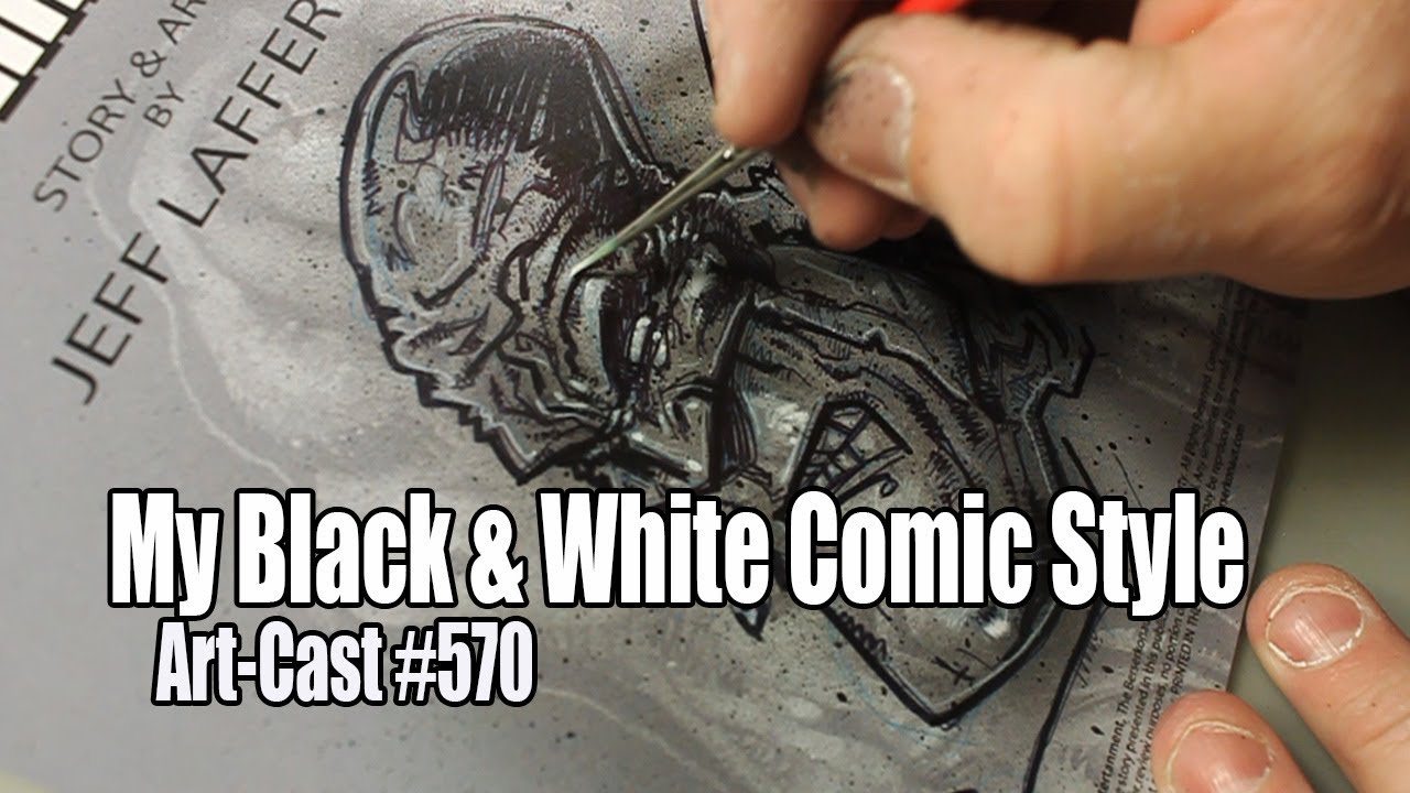 Developing My Black & White Comics Style