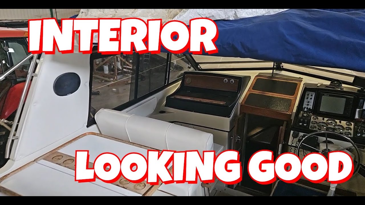 Carver Boat restoration episode 10  Installing cockpit interior