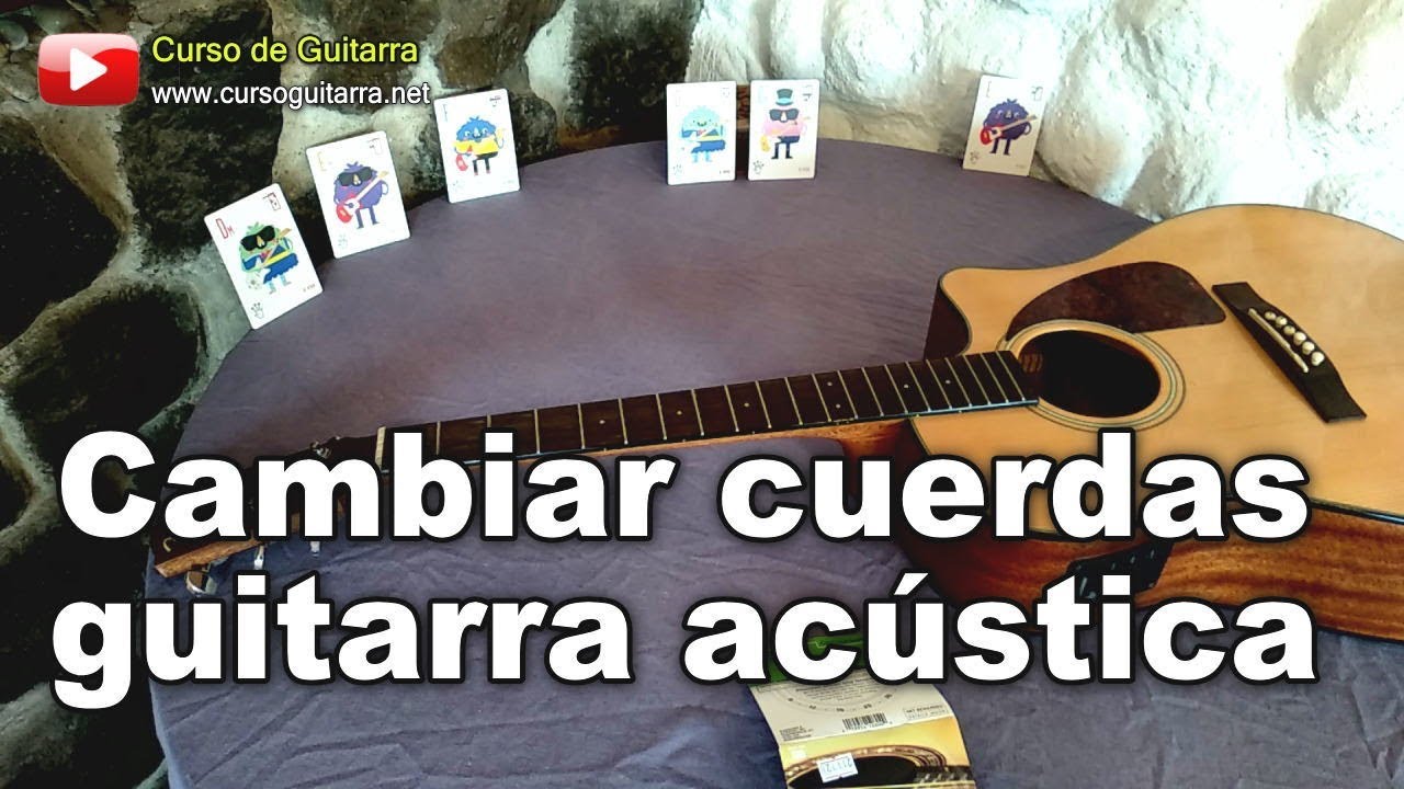 Cómo Cambiar Cuerdas de Guitarra Acústica (Paso a Paso y FÁCIL)