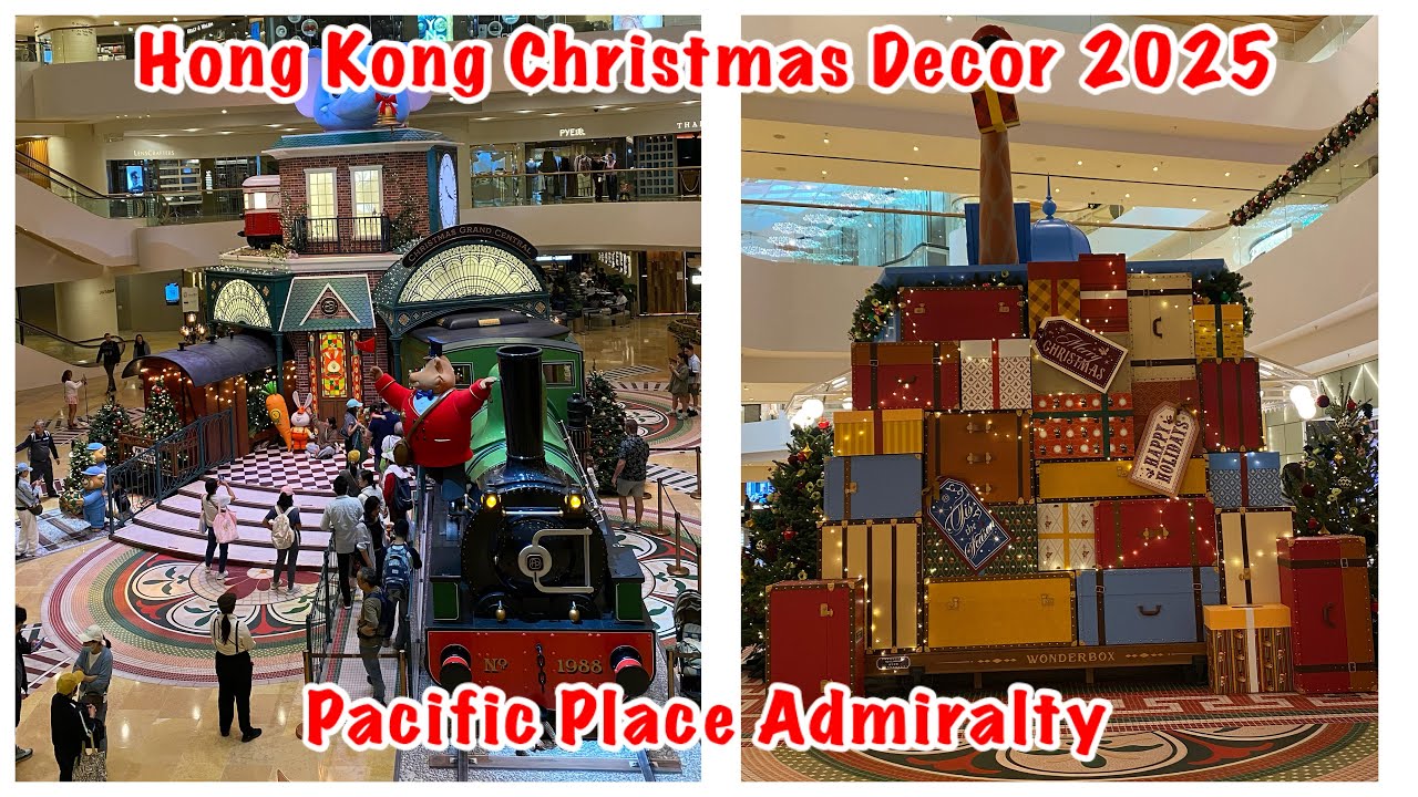 VLOGMAS 2025: PACIFIC PLACE CHRISTMAS DISPLAY | ADMIRALTY HONG KONG | JOY WANDERS