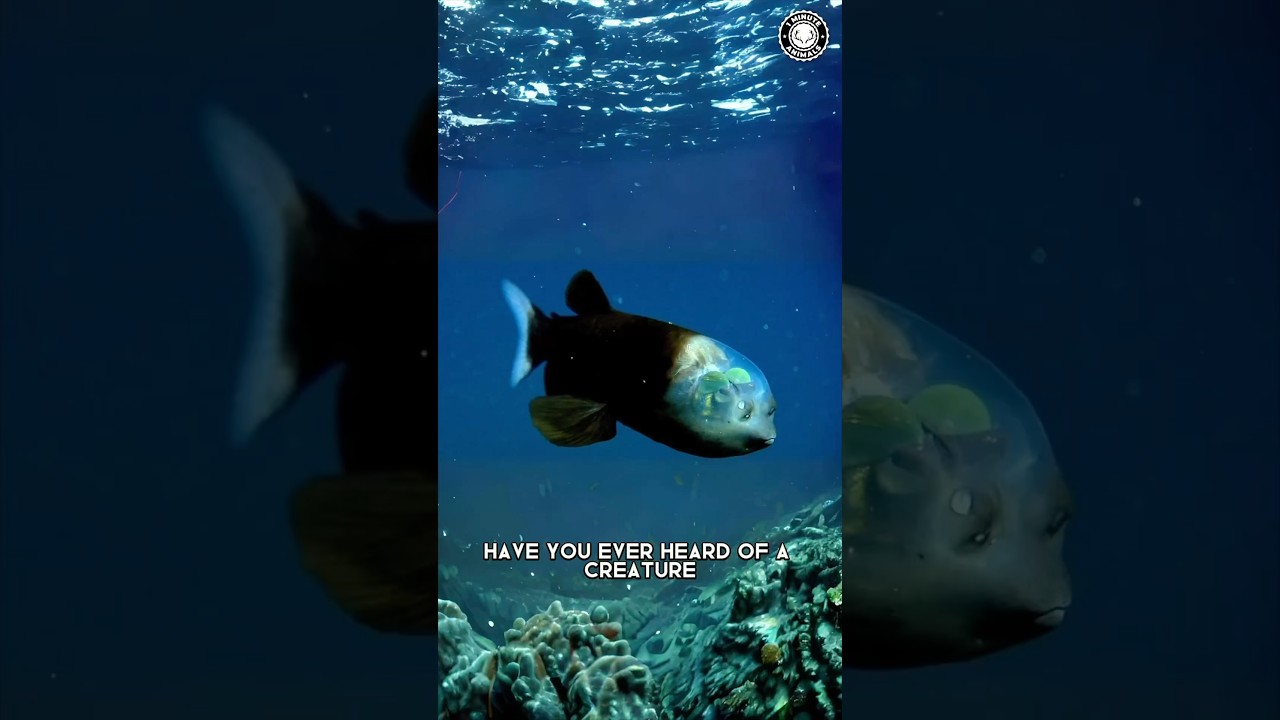 Barreleye Fish 🐟 A Fish With TRANSPARENT Head!