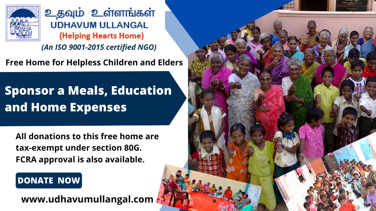 Udhavum Ullangal | Orphanage in Chennai, NGO in Chennai | Orphanage in Adambakkam & Maraimalai Nagar