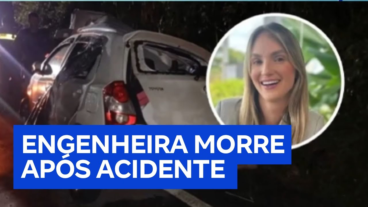 Engenheira sofre acidente após colidir com uma carreta ao lado de seu cão que sobrevive