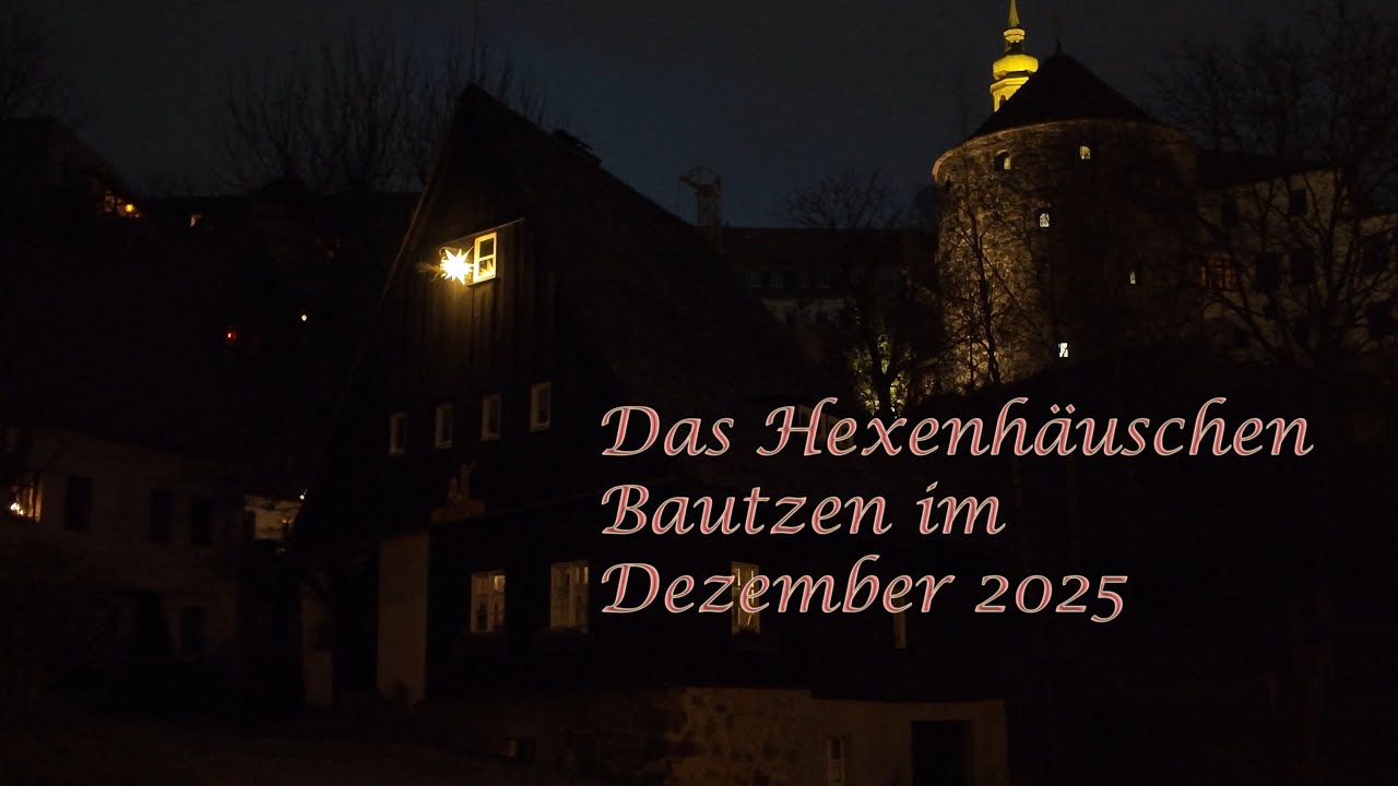 Das Bautzener Hexenhäuschen im Dezember 2025