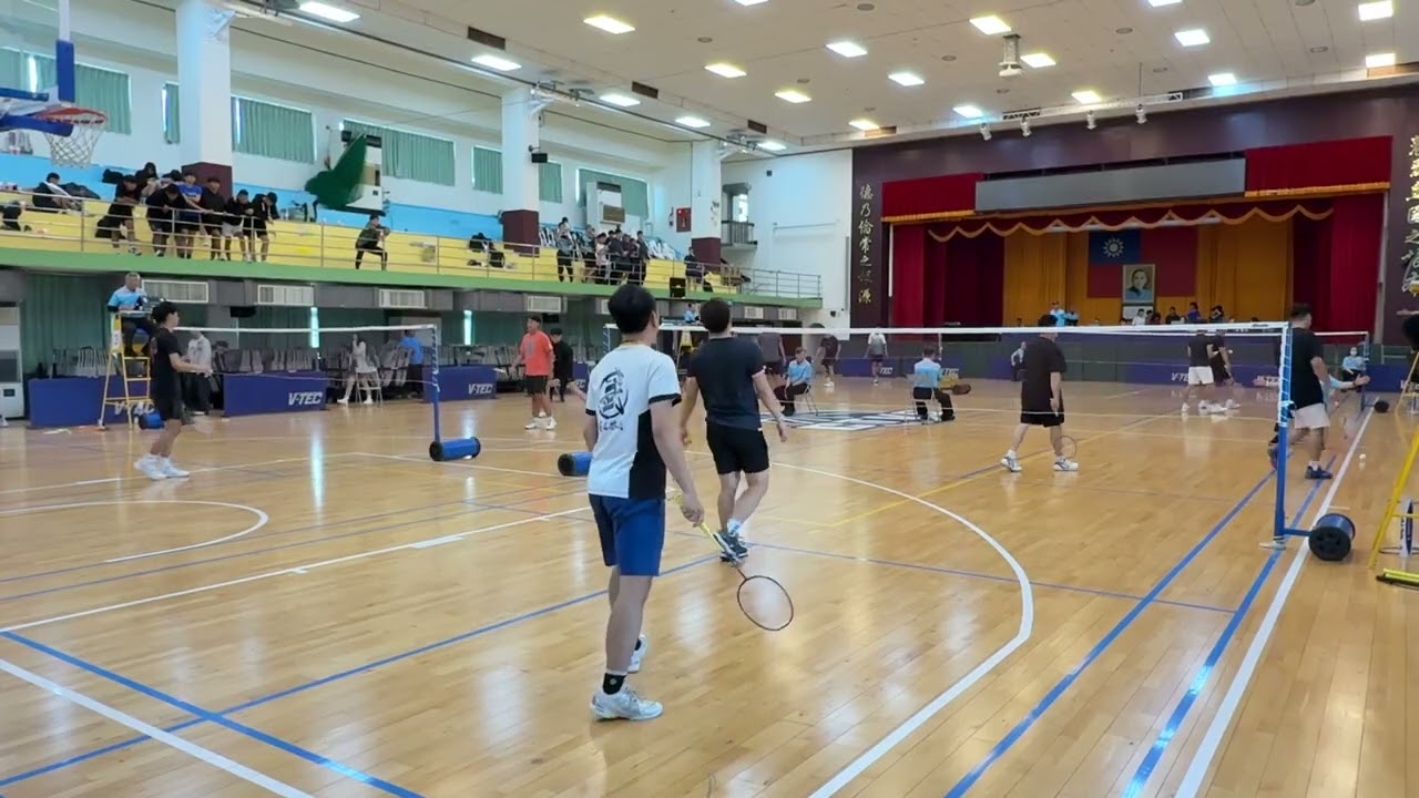 第61屆六堆運動會 社會男子雙打 八強 美濃區 王峙錥/溫晉慶 VS 萬巒鄉 林冠宇/徐國竣
